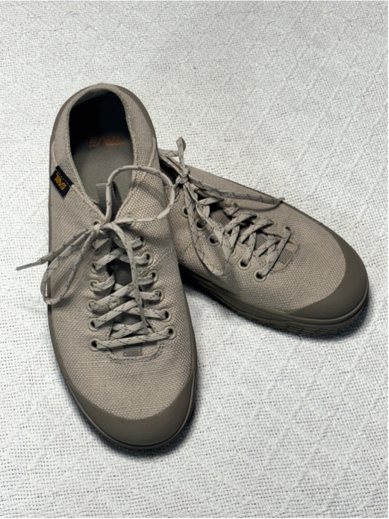 Teva Shoes - NWOT Teva Terra Canyon Canvas Beige Low Top Sneakers Women's 8.5 / Men's 7